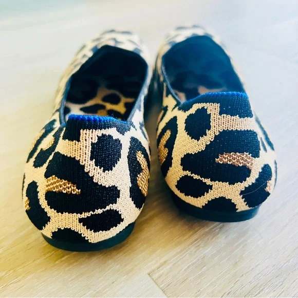 Rothy's Leopard Print Women's Shoes - Picture 11 of 12